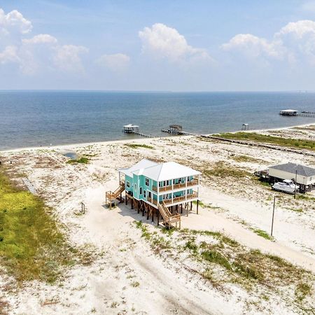 Salty Seahorse - Waterfront! Pet Friendly! Game Room, Pool Table, Beautiful Views - Room For The Whole Family Home جزيرة دوفين المظهر الخارجي الصورة